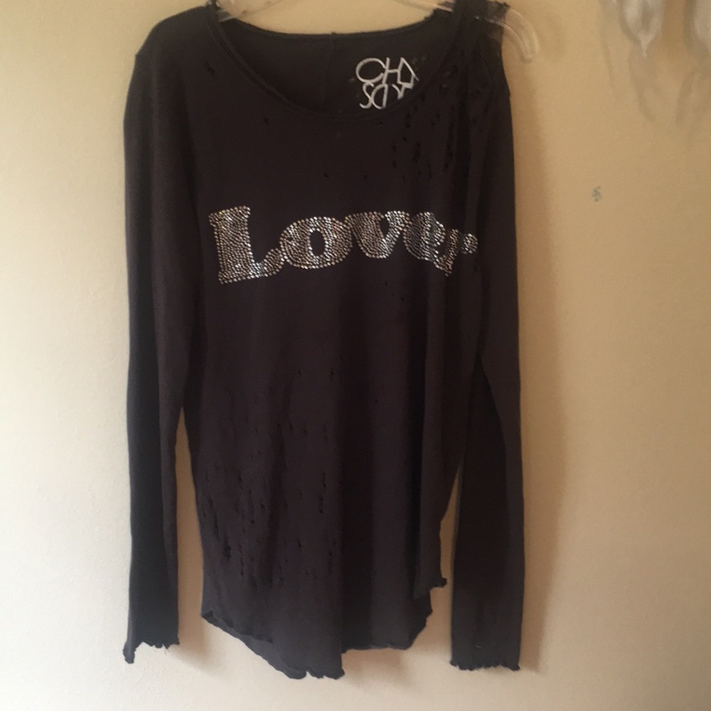 Distressed top
